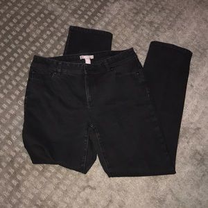 Chico’s Black Denim 5 Pocket Jean, sz 1.5 (10)